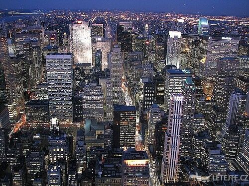 Pohled na noční New York, autor: morrissey