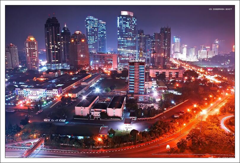 Jakarta je největším a hlavním městem Indonésie, autor: cestujmelevne